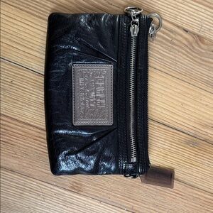 Coach Black Leather Women's Wallet